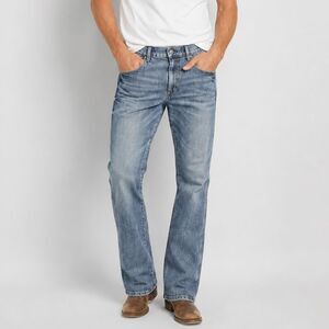 Wrangler Retro Slim Boot Jeans Men's 32x32.5 Medium Wash Stretch Western Cowboy